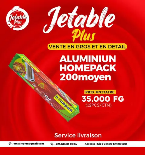 Aluminium Rouleau HomePack