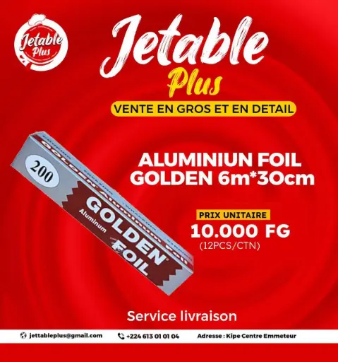 Pièce/Aluminium Golden